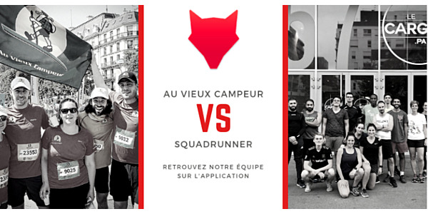 Au Vieux Campeur sur squadrunner : venez nous défier !