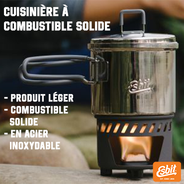 Set de Cuisson avec Réchaud à alcool solide