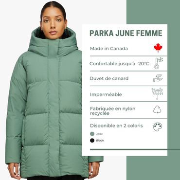Parka June pour femme