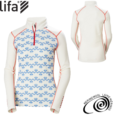 W LIFA MERINO MIDWEIGHT ½ ZIP