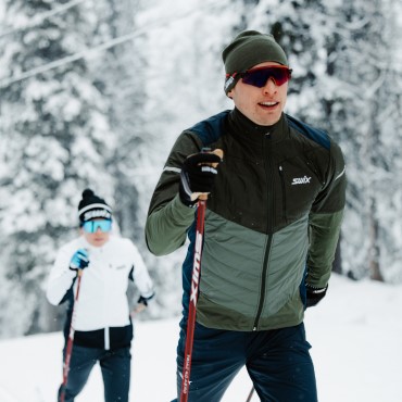 Veste de ski nordique Dynamic Hybride Insulated Jkt