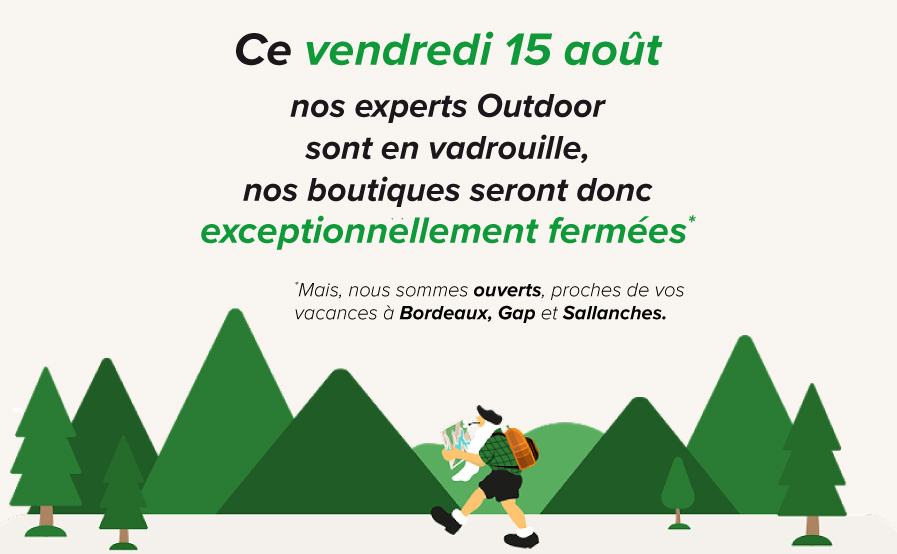 Fermeture exceptionnelle 15 août