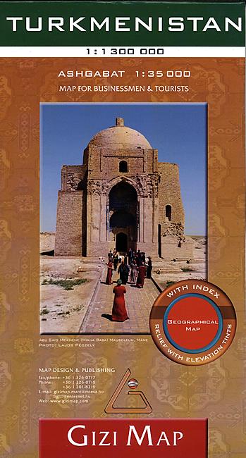 TURKMENISTAN ECHELLE 1 1 300 000 E GIZI