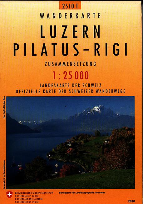 2510T LUZERN PILATUS RIGI ECHELLE 1 25 000