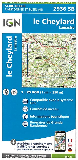 2936 SB LE CHEYLARD 1 25 000