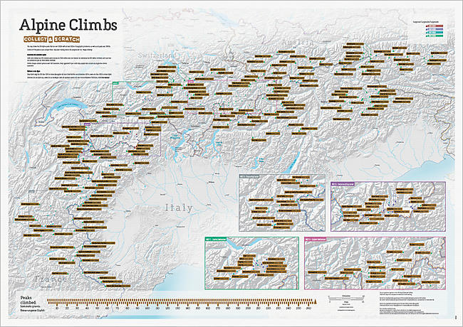 ALPINE CLIMBS CARTE A GRATTER