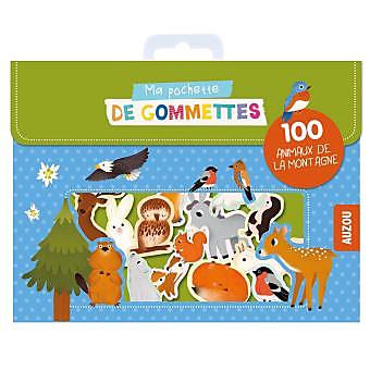 GOMMETTES 100 ANIMAUX DE LA MONTAGNE