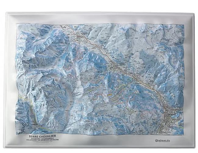 CARTE DES PISTES SERRE-CHEVALIER