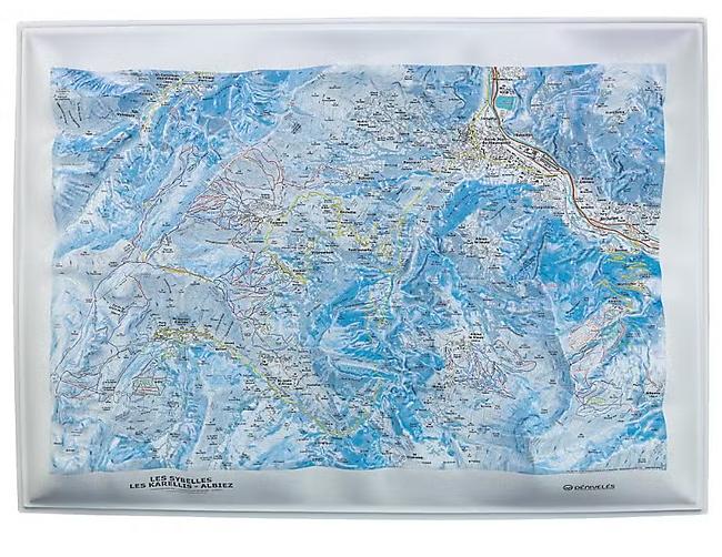 CARTE DES PISTES LES SYBELLES