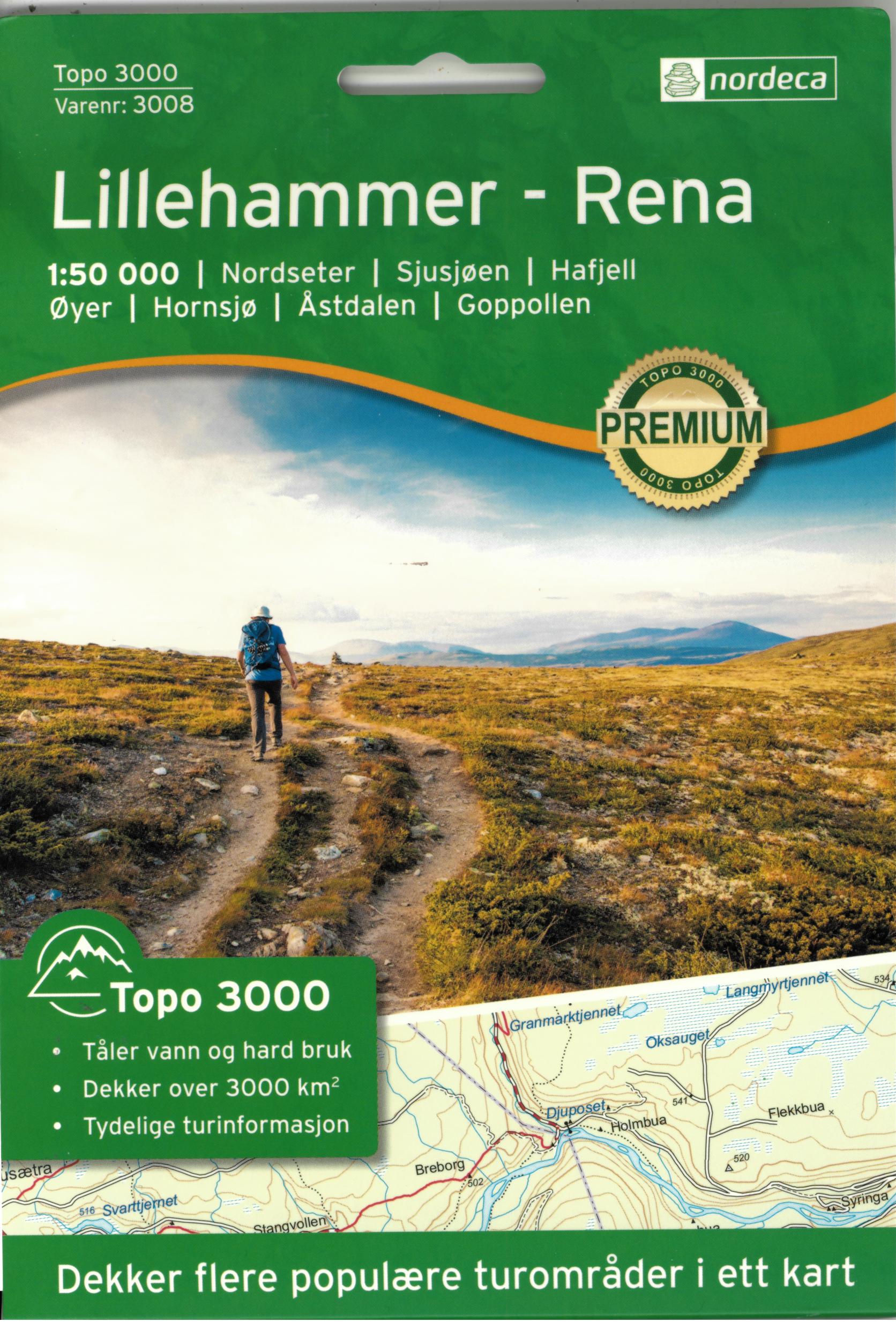 3008 LILLEHAMMER RENA 1 50 000 NORVEGE