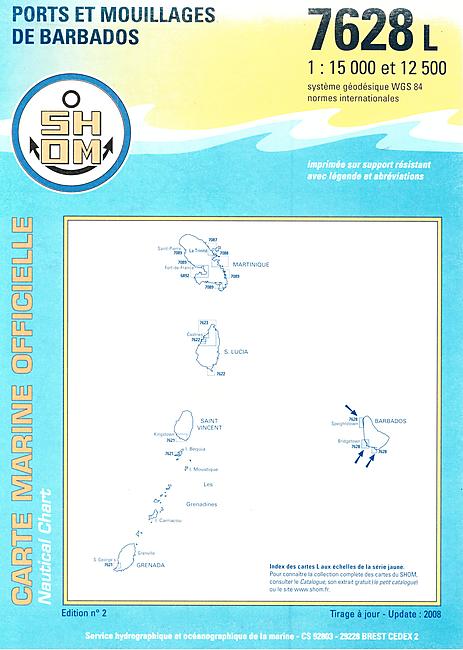 7628L PORTS ET MOUILLAGES DE BARBADOS