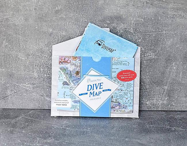 POSTER DIVE MAP FOLDABLE