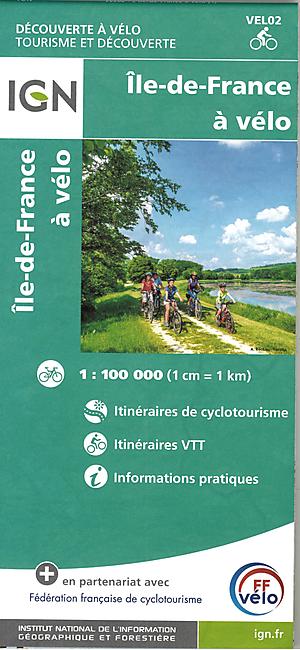 ILE DE FRANCE A VELO ECHELLE 1 100 000