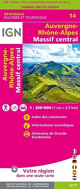 NR14 AUVERGNE R ALPES M CENTRAL RECTO VERSO