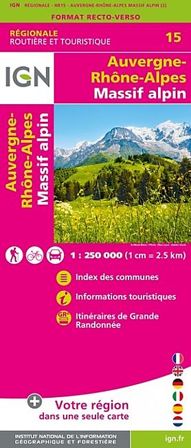 NR15 AUVERGNE R ALPES M ALPIN RECTO VERSO