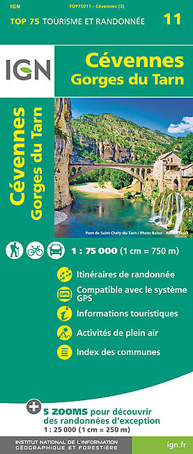 TOP 75 CEVENNES GORGES DU TARN