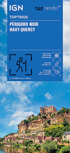 TOP75026 - PERIGORD NOIR HAUT QUERCY IGN