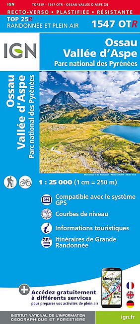 TOP25R 1547OTR OSSAU 1 25 000