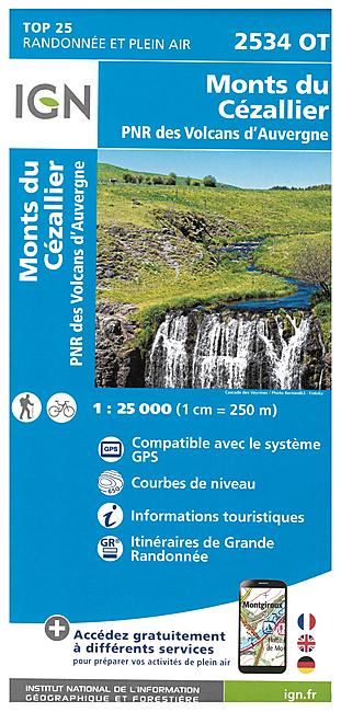 TOP25 2534OT MONTS DU CEZALIER 1 25 000