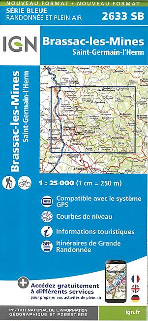 2633 SB BRASSAC LES MINES 1 25 000