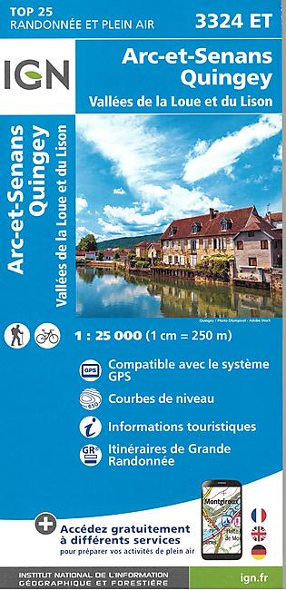TOP25 3324ET ARC ET SENANS 1 25 000