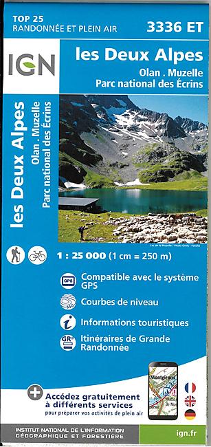 TOP25 3336ET LES DEUX ALPES 1 25 000