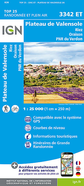 TOP25 3342ET PLATEAU VALENSOLE 1 25 000
