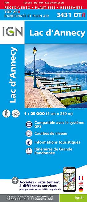 TOP25R 3431OTR LAC D ANNECY 1 25 000