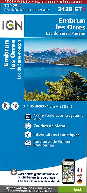TOP25R 3438ETR EMBRUN  1 25 000