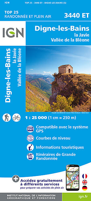 TOP25 3440ET DIGNE LES BAINS 1 25 000