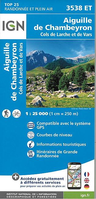 TOP25 3538ET AIGUILLE CHAMBEYRON 1 25 000