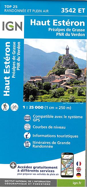 TOP25 3542ET HAUT ESTERON 1 25 000