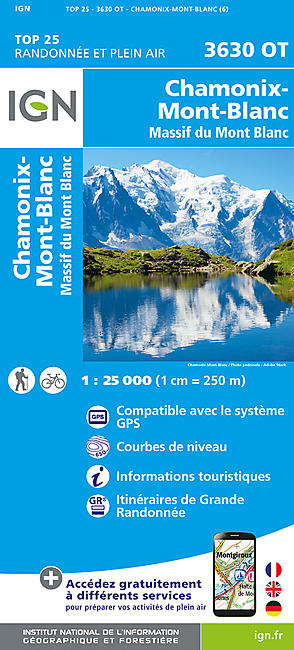 TOP25 3630OT CHAMONIX MONT BLANC 1 25 000