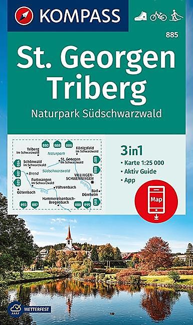 885 ST GEORGEN TRIBERG 1 25 000