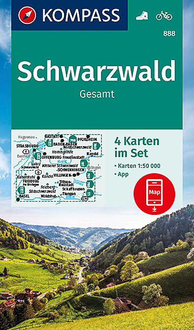 888 SCHWARZWALD ECHELLE 1 50 000