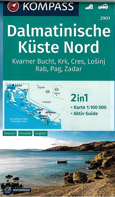 2901 DALMATINISCHE KUSTE NORD 1 100 000