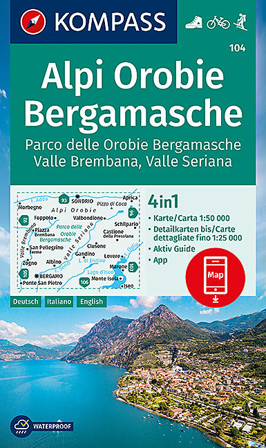 104 ALPI OROBIE BERGAMASCHE 1 50 000
