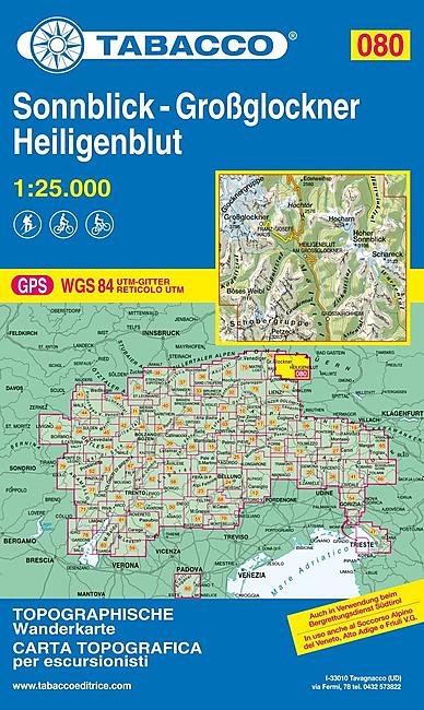 80 SONNBLICK GROSSGLOCKNER 1.25.000