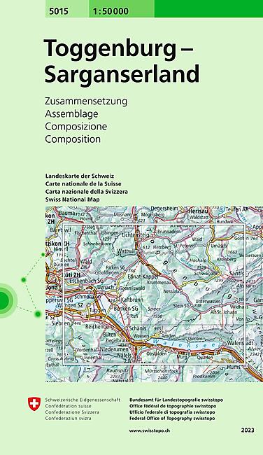 5015 TOGGENBURG  ECHELLE 1 50 000
