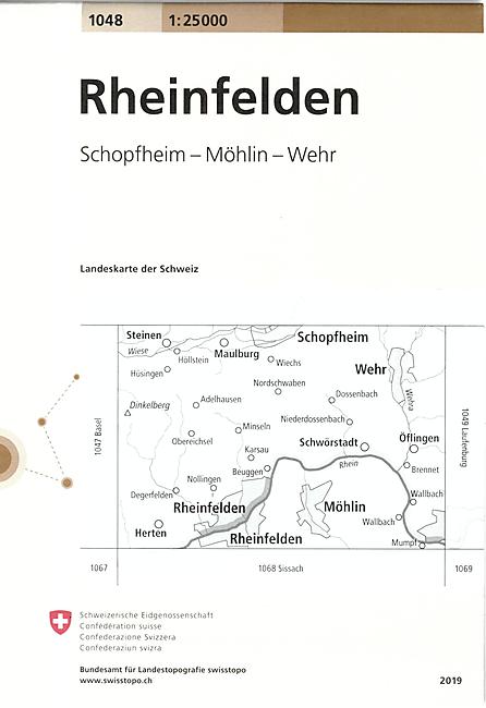 1048 RHEINFELDEN ECHELLE 1 25 000