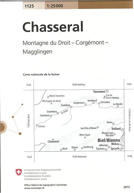 1125 CHASSERAL  ECHELLE 1 25 000