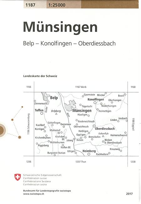 1187 MUNSINGEN ECHELLE 1 25 000