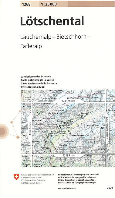 1268 LOTSCHENTAL ECHELLE 1 25 000