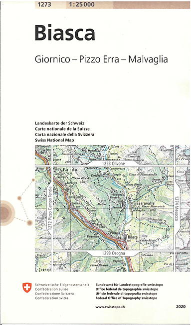 1273 BIASCA ECHELLE 1 25 000