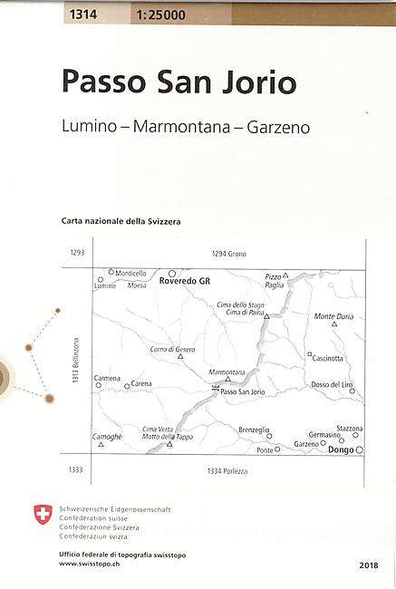 1314 PASSO SAN JORIO  ECHELLE 1 25 000