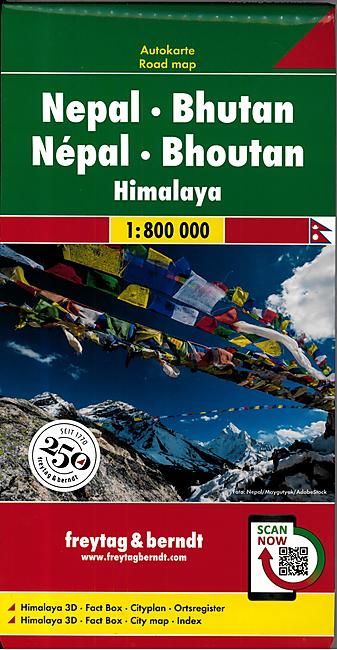 NEPAL BHOUTAN 1 800 000 E FREYTAG