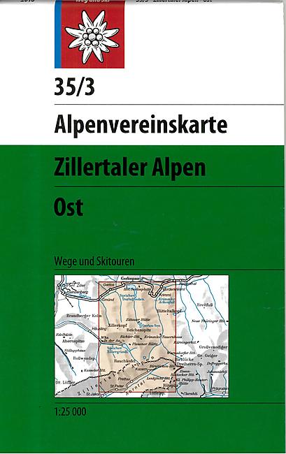 35 3 ZILLERTALER ALPEN EST 1 25 000