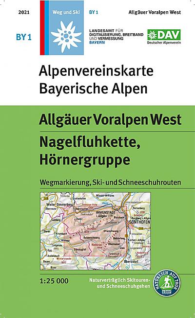 BY 1 ALLGAUER VORALPEN WEST 1 25 000