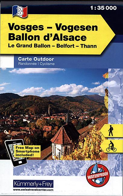3 VOSGES BALLON ALSACE ECHELLE 1 35 000