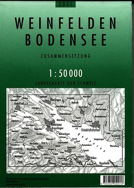 5021 WEINFELDEN   ECHELLE 1 50 000
